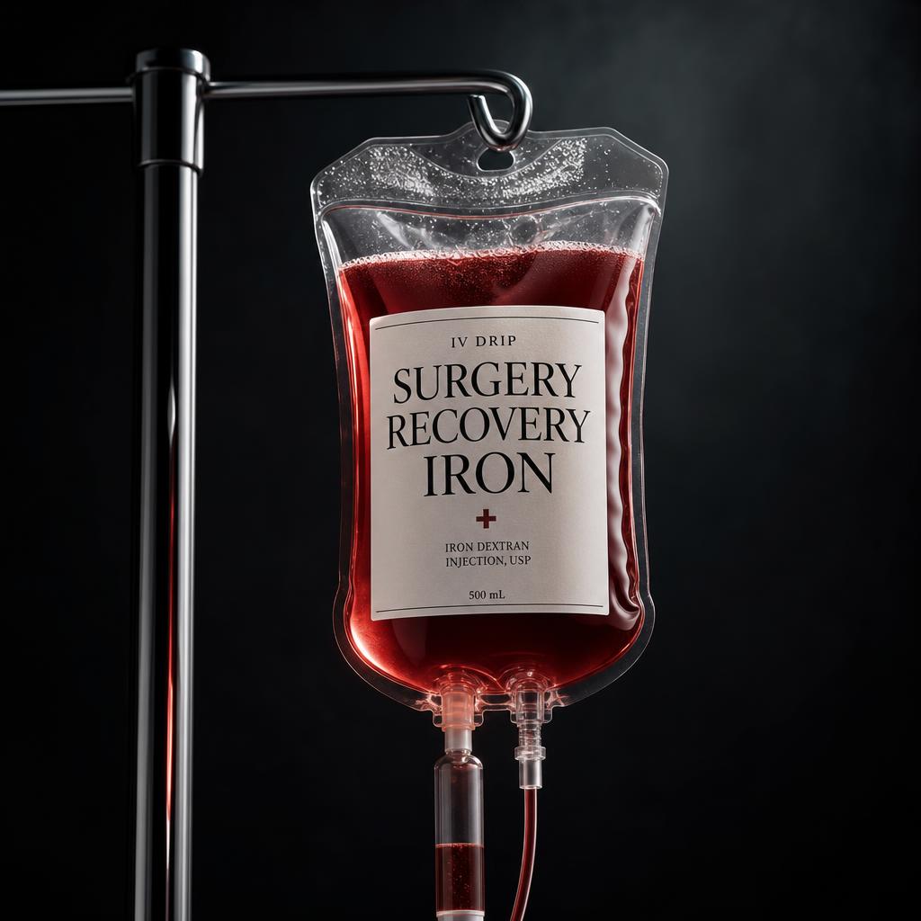 IV DRIP Surgery Recovery cu Fier